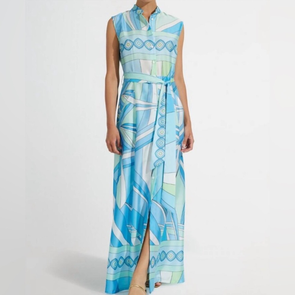 Kasia Calypso Chemise Dress In Multi